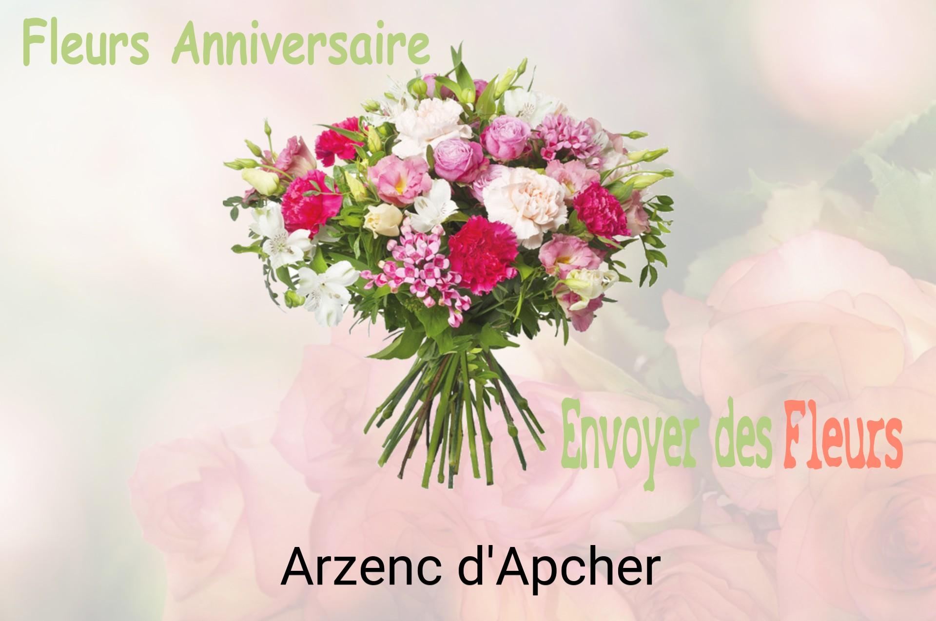 Bouquet de fleurs d’anniversaire livré à Arzenc-d'Apcher
