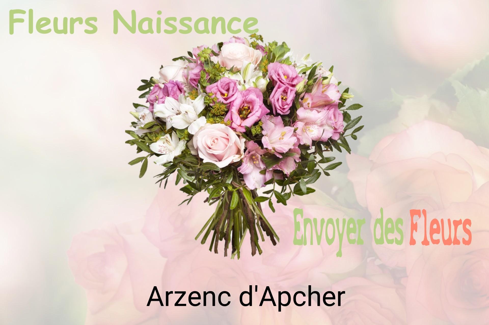 Bouquet de fleurs de naissance livré à Arzenc-d'Apcher